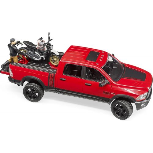  Bruder Toys Bruder Ram 2500 Power Wagon with Trailer and Personal Water Craft with Driver Vehicles-Toys