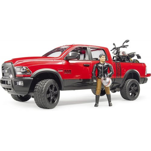  Bruder Toys Bruder Ram 2500 Power Wagon with Trailer and Personal Water Craft with Driver Vehicles-Toys