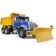 Bruder Toys Bruder MACK Granite Dump Truck with Snow Plow Blade