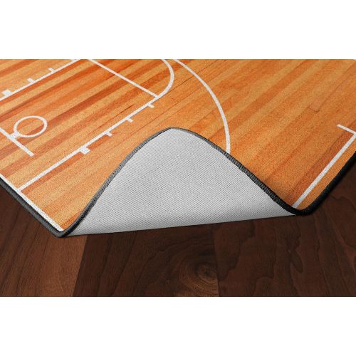  Brumlow Mills EW10162-40x60 Basketball Court Accent Rug, 34 x 5