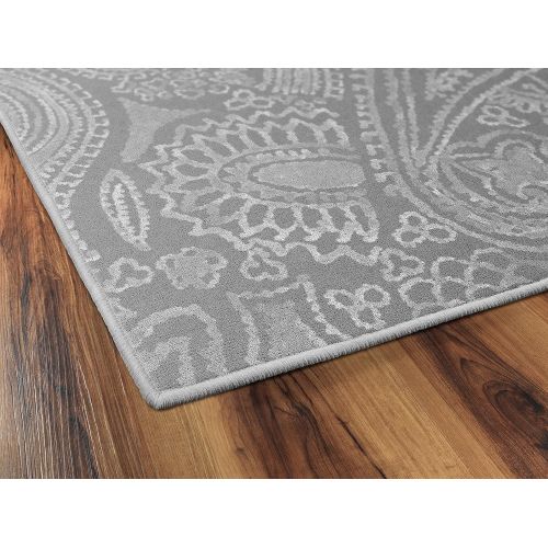  Brumlow Mills EW10039-40x60 Paisley in Gray Rug, 34 x 5