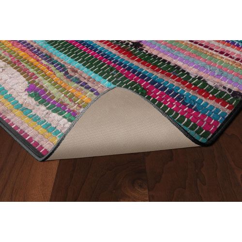  Brumlow Mills EW10032-40x60 Multi Rag Rug, 34 x 5