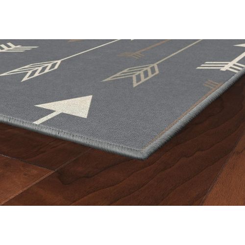  Brumlow Mills EW10233-40x60 Bohemian Arrows Gray Area Rug, 34 x 5