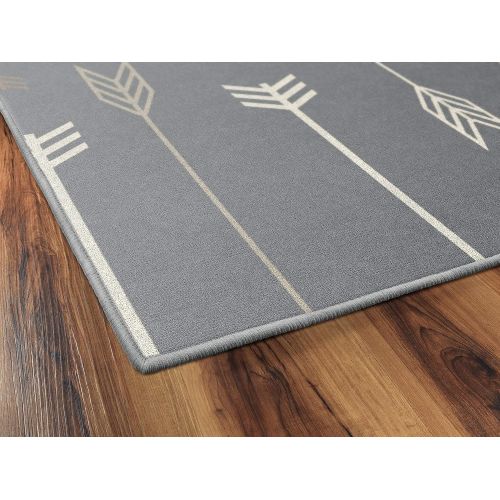  Brumlow Mills EW10233-40x60 Bohemian Arrows Gray Area Rug, 34 x 5