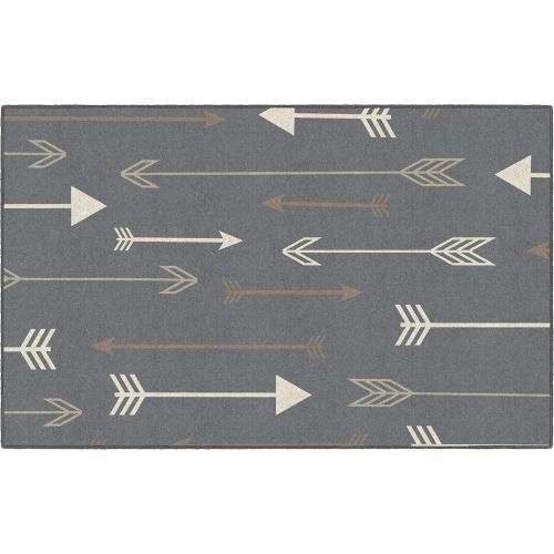  Brumlow Mills EW10233-40x60 Bohemian Arrows Gray Area Rug, 34 x 5