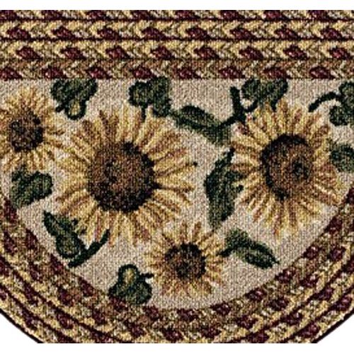  Brumlow Mills Sunflower Braid Kitchen Rug, 19-Inch by 31-Inch, Sunset