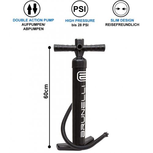  Brunelli 10.8 Premium Sup Board Stand up Paddle Surf-Board aufblasbar Paddel ISUP 325cm