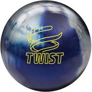 Brunswick Bowling Twist Reactive Ball, Blue/Silver, Size 15