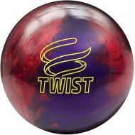 Brunswick Bowling Twist Reactive Ball, Red/Purple, Size 8