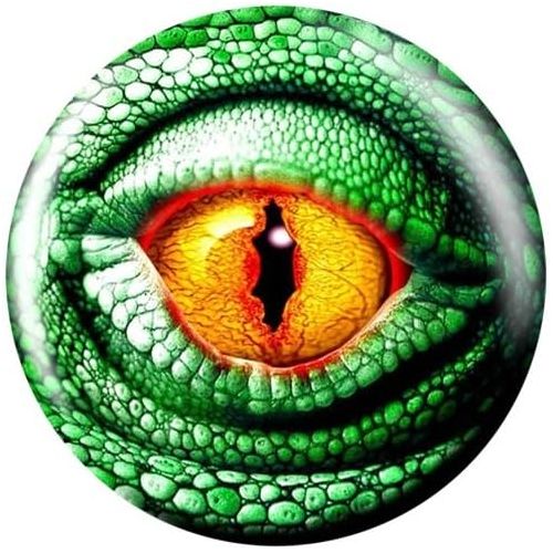 브런스윅 Brunswick Bowling Products Brunswick Lizard Glow Viz-A-Ball Bowling Ball (8lbs)