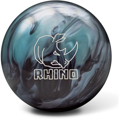 브런스윅 Brunswick Bowling Products Brunswick Rhino Reactive PRE-DRILLED Bowling Ball- Metallic Blue/Black