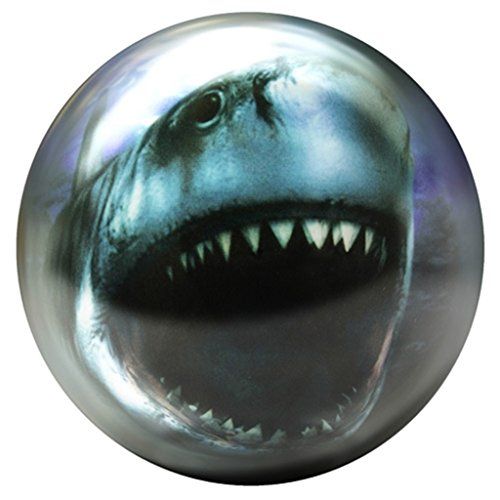 브런스윅 Brunswick Bowling Products Brunswick Shark Glow PRE-DRILLED Viz-A-Ball Bowling Ball