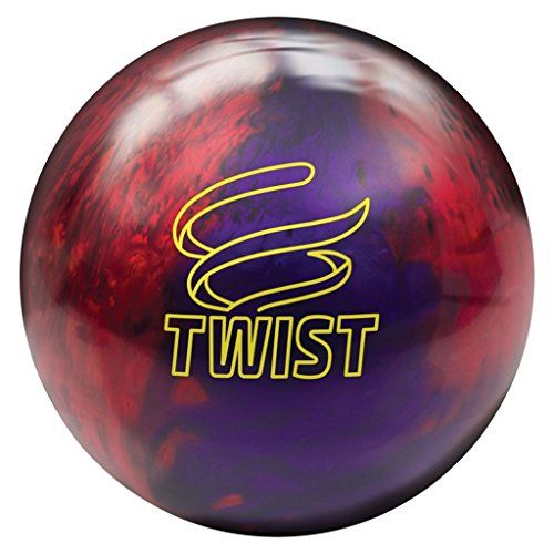 브런스윅 Brunswick Twist Reactive PRE-DRILLED Bowling Ball- Red/Purple