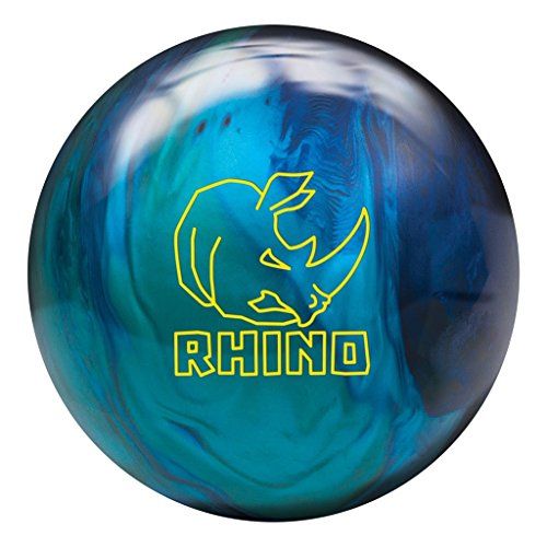 브런스윅 Brunswick Rhino Reactive PRE-DRILLED Bowling Ball- Cobalt/Aqua/Teal