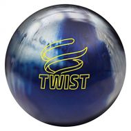 Brunswick Bowling Twist Reactive Ball, Blue/Silver, Size 12