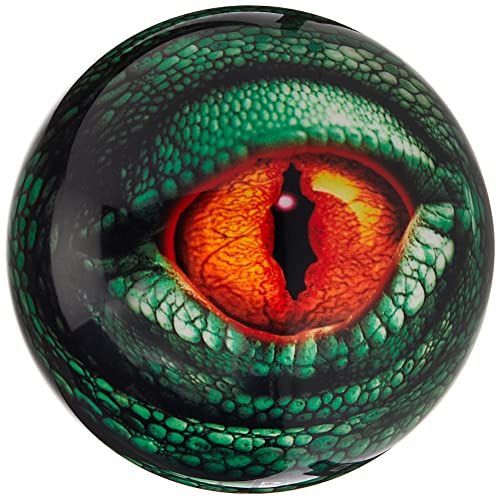 브런스윅 Brunswick Products Lizard Glow Viz-A Bowling Ball, Green/Black, 8 lb