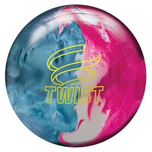 브런스윅 Brunswick Bowling Products Brunswick Twist Reactive PRE-DRILLED Bowling Ball- Sky BluePinkSnow