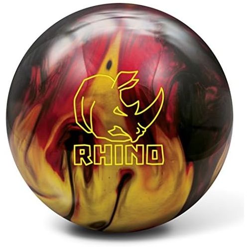 브런스윅 Brunswick Bowling Products Brunswick Rhino Reactive PRE-DRILLED Bowling Ball- RedBlackGold Pearl