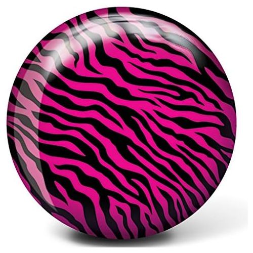 브런스윅 Brunswick Bowling Products Brunswick Pink Zebra Glow Viz-A-Ball Bowling Ball (8lbs)