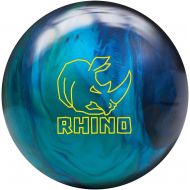 Brunswick Bowling Products Brunswick Rhino Reactive PRE-DRILLED Bowling Ball- CobaltAquaTeal