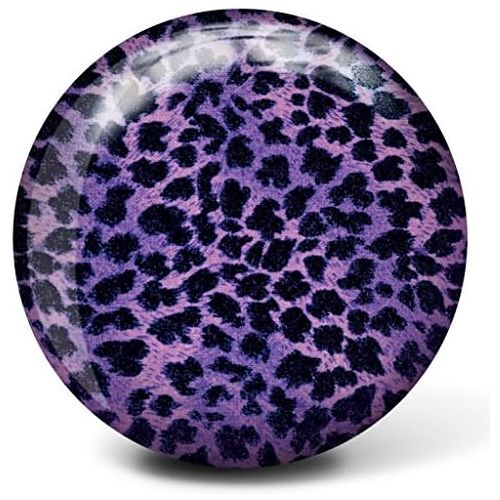 브런스윅 Brunswick Bowling Products Brunswick Purple Cheetah Glow Viz-A-Ball Bowling Ball (8lbs)