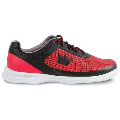 브런스윅 Brunswick Frenzy Mens Bowling Shoe BlackRed Wide, 9.0