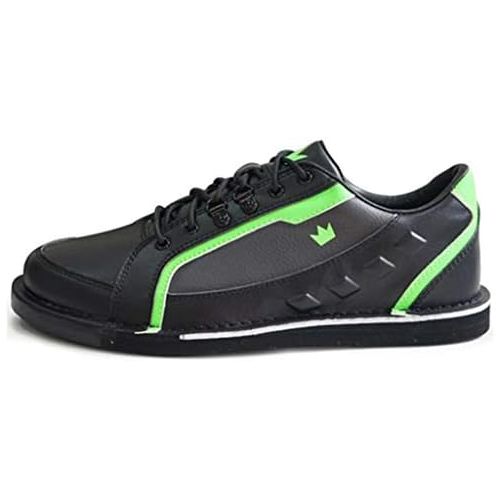 브런스윅 Brunswick Mens Punisher Bowling Shoes Right Hand Wide- BlackNeon Green