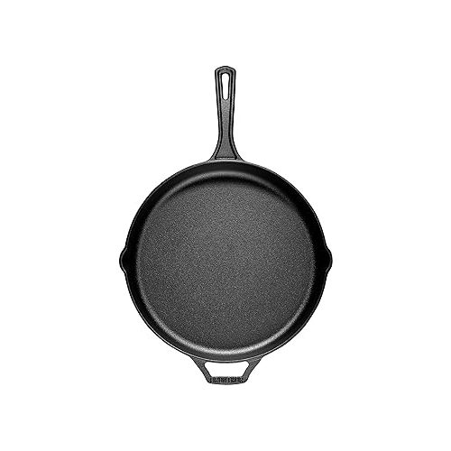  Bruntmor 12'' Black Pre-seasoned Cast Iron Frying Pan, 12 Inch Oven Safe Enameled Cast Iron Skillets | Cast Iron Skillets Grill Pan Set| Nonstick Cookware And Bakeware For Casserole Dish