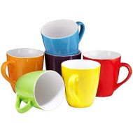 [아마존 핫딜] Coffee Mug Set Set of 6 Large-sized 16 Ounce Ceramic Coffee Mugs Restaurant Coffee Mugs By Bruntmor (Multi-Color)