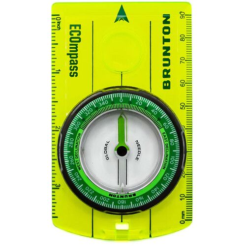  Brunton Green Bundle with 8010 Eco Compass, Green Monocular, Tag-Along 9045 Chill Eco Compass (Celsius)