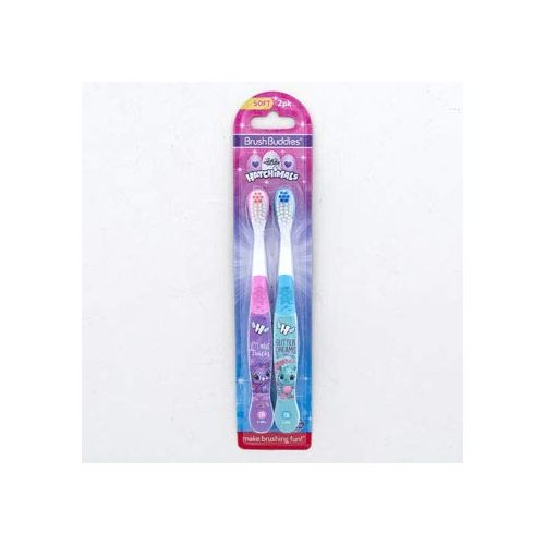  Toothbrush Kids 2PK Brush Buddies CARDED, Case Pack of 24