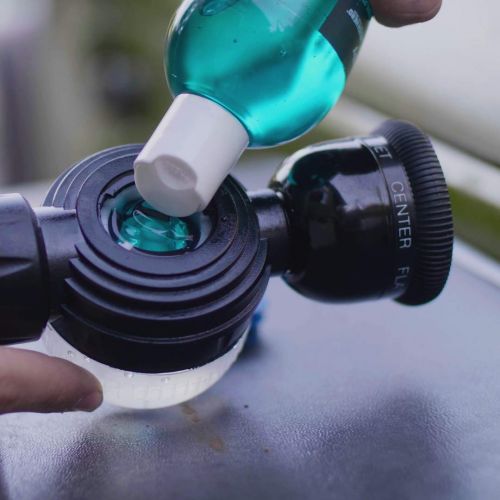  Brush Hero Dynamic Duo  Water-Powered Cleaning Tool and Detailing Brush for Cars, Bikes and Motorcycles Plus The Soap Star Hose End Soap Dispenser
