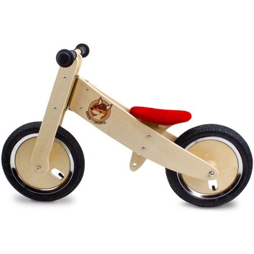 브라이벨리 Brybelly Wooden Balance Bicycle