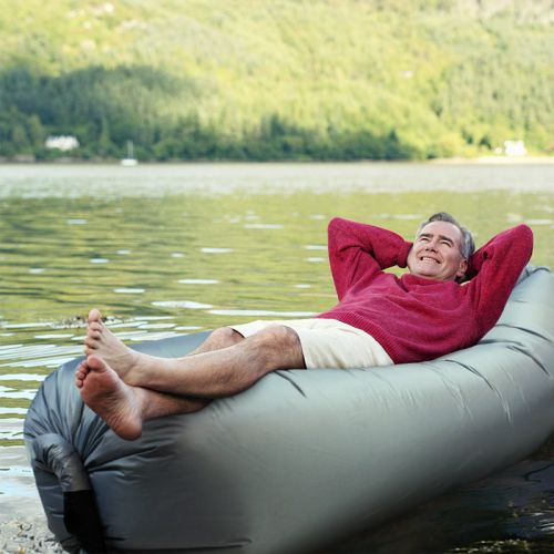 브라이벨리 Brybelly Inflatable Camping Couch, Sky