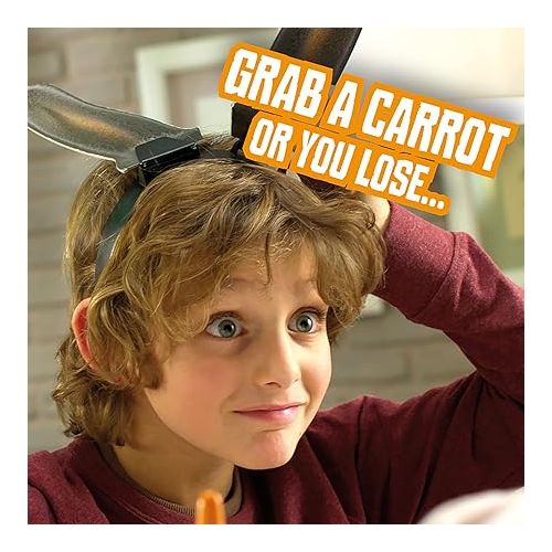 브라이벨리 Don't Be a Donkey - Hilarious Party Game for Kids & Adults - Grab a Carrot or You Will Turn into a Donkey! - Funny Matching Card Game & Farm Animal Board Game - Quick 15 mins, Ages 6+ for 2-4 Players