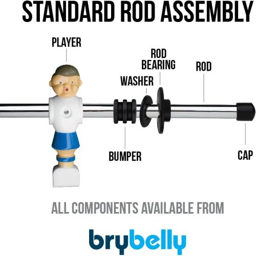 브라이벨리 [아마존베스트]Brybelly Universal Safety End Caps for Standard Foosball Tables (Pack of 20)