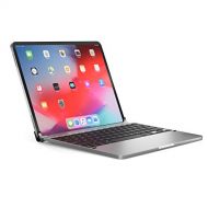 [아마존핫딜]Brydge BRYDGE 11.0 Pro, Hochwertige Bluetooth Tastatur aus Aluminium, deutsches Layout QWERTZ, fuer das iPad Pro 11.0, inklusive magnetischem iPad Cover, silber