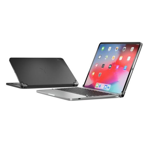  [아마존 핫딜]  [아마존핫딜]Brydge BRYDGE 11.0 Pro, Hochwertige Bluetooth Tastatur aus Aluminium, deutsches Layout QWERTZ, fuer das iPad Pro 11.0, inklusive magnetischem iPad Cover, silber