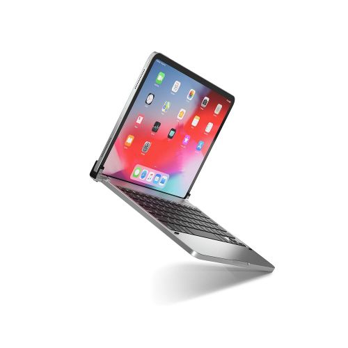  [아마존 핫딜]  [아마존핫딜]Brydge BRYDGE 11.0 Pro, Hochwertige Bluetooth Tastatur aus Aluminium, deutsches Layout QWERTZ, fuer das iPad Pro 11.0, inklusive magnetischem iPad Cover, silber