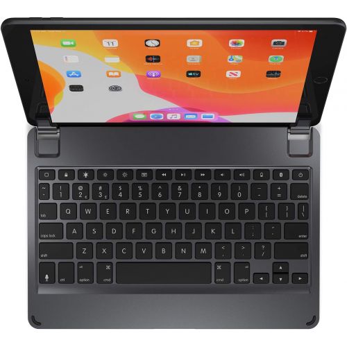  [아마존베스트]Brydge 10.2 Wireless Keyboard Compatible with iPad (8th Gen, 2020& 7th Gen, 2019), Backlit Keys, Long Battery Life (Space Gray)