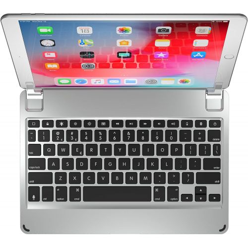  [아마존베스트]Brydge 10.5 Keyboard for iPad Air (2019) and iPad Pro 10.5-inch | Aluminum Bluetooth 4.2 Keyboard with Backlit Keys (Silver)