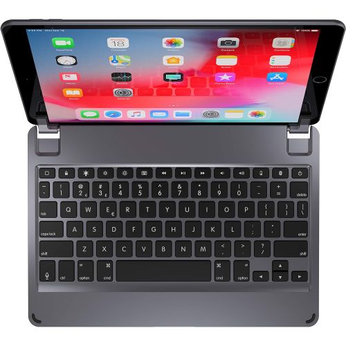  [아마존베스트]Brydge 10.5 Keyboard for iPad Air (2019) | Aluminum Bluetooth 4.2 Keyboard with Backlit Keys (Space Gray)