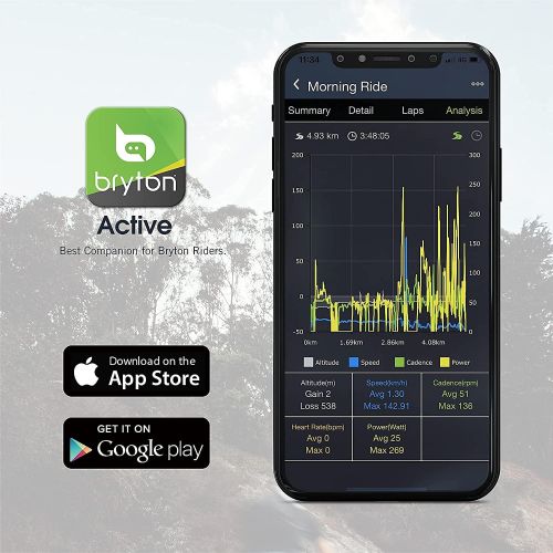  [아마존베스트]Bryton Rider 320E GPS Cycle Computer. Simple but Powerful. Support 5 Satellite Systems. 35hrs Long Battery Life. Support ANT+/BLE Cadence, Speed, HRM Sensors. Support ANT+ Power Me