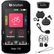 Bryton Rider 750T GPS Bike/Cycling Computer. USA Version. Color Touchscreen, Maps & Navigation, Smart Trainer Workout, Radar Support, 20h Battery. Incl. Device, Sport Mount & SPD/C