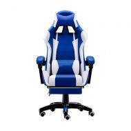 Bseack Swivel Chair E-Sports Chair, 155° Reclining High Back Lifting Rotation 8cm Adjustable Height Game/Office Chair for Student Dormitory Office (Color : Nylon feet)