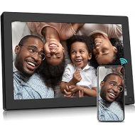 Digital Picture Frame 10.1 Inch 32GB, WiFi Digital Photo Frame, 1280x800 HD Touchscreen Electronic Picture Frame, Auto-Rotate, Wall Mountable, Share Photos/Videos Instantly via App/Email