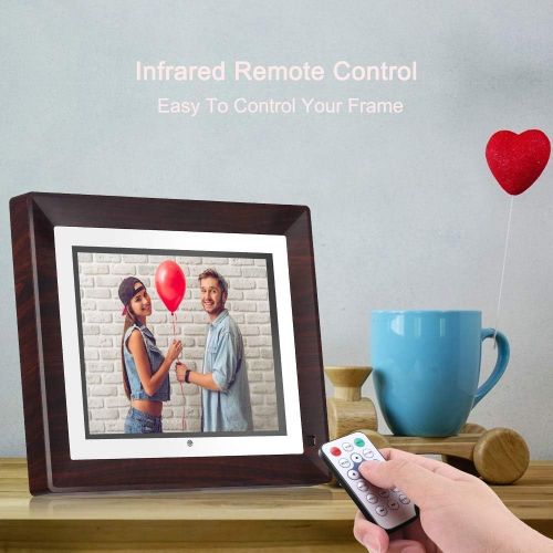  [아마존베스트]Bsimb BSIMB Digital Picture Frame Digital Photo Frame 9 Inch IPS Display 1067x800(4:3) Hi-Res Digital Photo & HD Video Frame with Motion Sensor USB/SD Card Playback Calendar Remote Contr