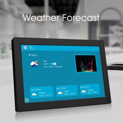  [아마존베스트]Bsimb BSIMB Digital Picture Frame 10.1 Inch WiFi 16GB Digital Photo Frame 1280x800 IPS Touch Screen Auto Rotate Motion Sensor Add Photos/Videos from iPhone & Android App/Twitter/Facebook