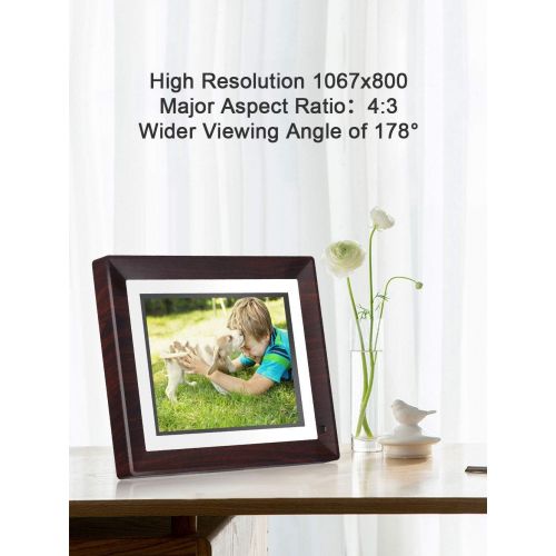  [아마존베스트]Bsimb BSIMB 9 Inch WiFi Cloud Digital Photo Frame Digital Picture Frame 1067x800(4:3) IPS Touch Screen Built-in 16GB Storage Auto Rotate Motion Sensor Support iPhone & Android App/Twitte