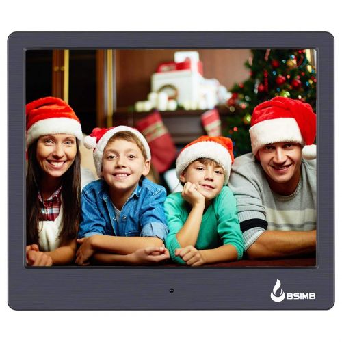  Bsimb BSIMB M12 Digital Picture Frame Digital Photo Frame 8 LED Display Hi-Res Digital Photo & HD Video Frame and USBSD Card Playback Infrared Remote Control